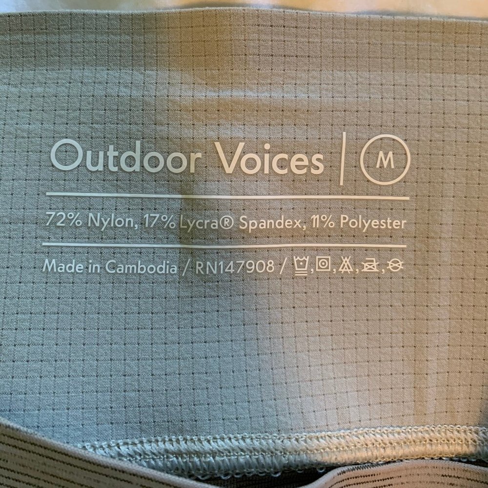 BRAND NEW RARE Outdoor Voices TechSweat Shorts 7" - Picture 4 of 4